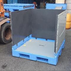 OAMC オーエーエムシー スウェット M 白 【古着】【中古】-サンコー　コンパレッターF#1000－2B　ボックスパレット　保管　小物　収納　出荷　折り畳み式　組立　仕分け　野菜　物置　農機具　在庫保管　倉庫