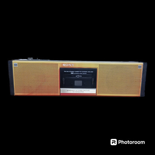 中古)SONY CFS-FM7 カセットデッキ FMレシーバー付き - ラジカセ