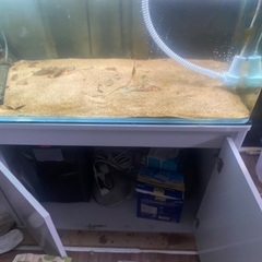 90サイズ水槽　浄水フィルター+水槽台