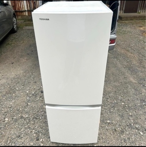 東芝 153L ノンフロン冷凍冷蔵庫 GR-P15BS(W)