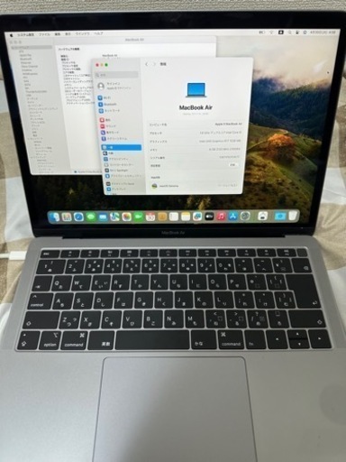 Macbook Air 2018 13イン\n