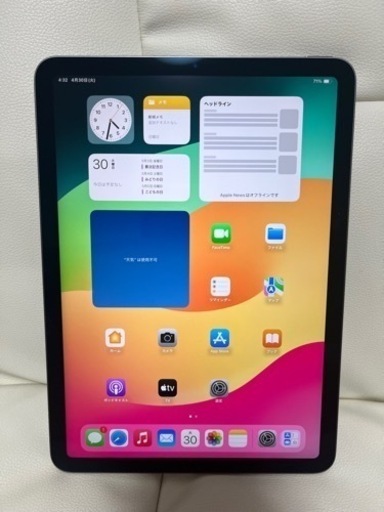 極美品　iPad  Air 第4世代　64GB Wi-Fiモデル　スペースグレイ