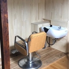 【取引中】シャンプー台・シャンプーセット椅子・一式セット・美容室...