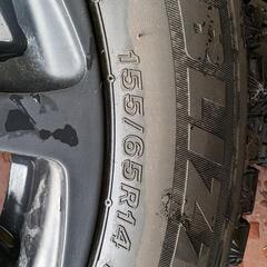 【交渉成立】タイヤ、ホイールセット　155/65R14