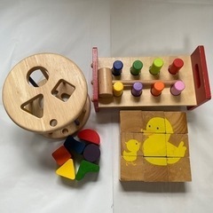 木製おもちゃ　知育玩具まとめ売り　　