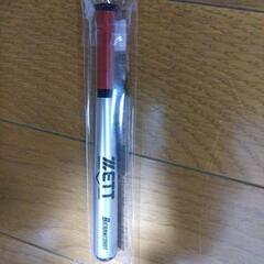 【最終価格】プライズ　ZETT　バット型ボールペン　銀ボデ…