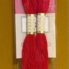 【値下げしました🙌🏻】新品未開封　日本製　刺しゅう糸　赤色