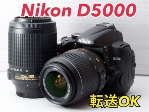★Nikon D5000★S数約600回●美品●スマホ転送●豪華な付属品  1ヶ月動作補償あり！ 安心のゆうパック代引き発送！ 送料、代引き手数料無料！
