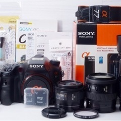 ☆SONY α77☆人気○高速連写○2430万画素○スマホ転送