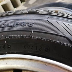BMW R56MINI純正シルバー + DUNLOP 2018モデル 4本セット