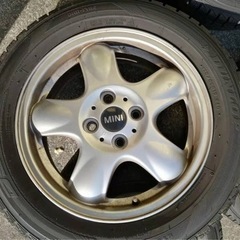 BMW R56MINI純正シルバー + DUNLOP 2018モデル 4本セット