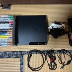 【PS3】プレイステーション3&ソフト17本&充電スタンド
