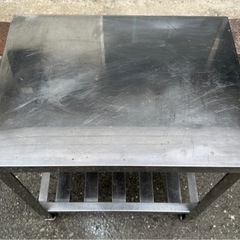 業務用 コンロ台 作業台 調理台 600×450×650 キッチン 用品 店舗 居酒屋 焼き台 ガス台 大型 厨房機器 焼台 ガス台 厨房用品 大阪