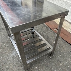 業務用 コンロ台 作業台 調理台 600×450×650 キッチン 用品 店舗 居酒屋 焼き台 ガス台 大型 厨房機器 焼台 ガス台 厨房用品 大阪