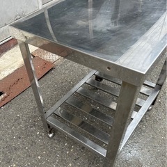 業務用 コンロ台 作業台 調理台 600×450×650 キッチン 用品 店舗 居酒屋 焼き台 ガス台 大型 厨房機器 焼台 ガス台 厨房用品 大阪