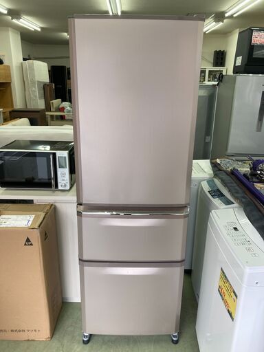【リサイクルショップ　ピカソ　小松原】三菱電機 Mitsubishi Electric 3ドア 右開きタイプ 370L 冷蔵庫 2016年製 MR-C37A★7754★