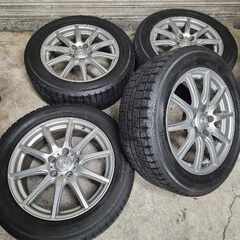 225/55R17 アルミ17x7J+38 タイヤ・ホイール ス...