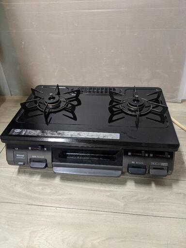 リンナイ ガステーブル ブラック 左強火 KGM64BK2L リンナイ 都市ガス用