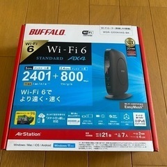 Wi−Fi ルーター　バッファロー WSR-3200AX4S-B...