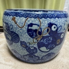 陶器 大火鉢 アンティーク