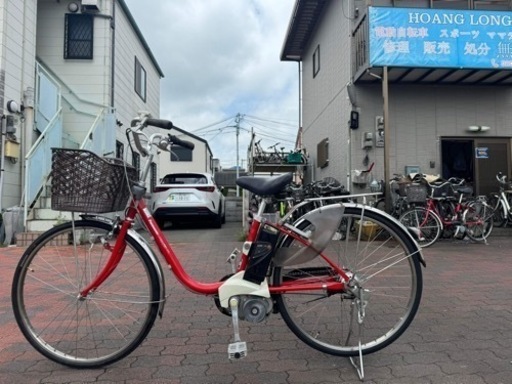 パナソニック電動自転車アシスト自転車、バッテリー、充電器付き