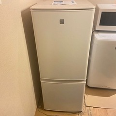 中古美品【三菱】2ドア 冷凍冷蔵庫 146L MR-P15EF-...