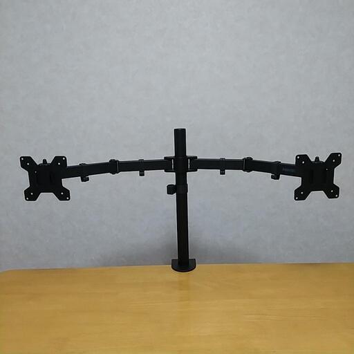 BONTEC  デュアル液晶モニターアーム 水平可動 ディスプレイアーム