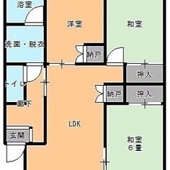 ✨🏥レスキュー賃貸🏥✨『3LDK』北九州市門司区片上町✨敷…