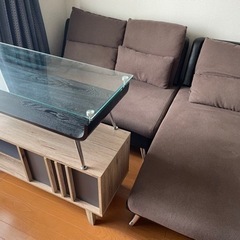 家具 オフィス用家具 机ソファーガラステーブルテレビ台