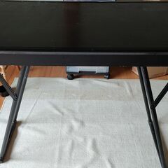 折り畳み式テーブル　持ち運び取っ手付き　黒　#table #Black