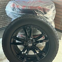 【中古冬用タイヤセット】ブリヂストン　ブリザック　VRX 225/60R17 99Q アルミホイール付き