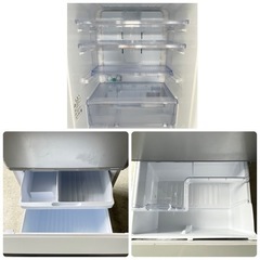 SHARP 3ドア 両開き 350L 冷蔵庫 SJ-W356J-S 2022年製