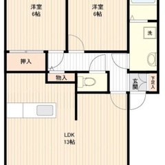 ✨🏥レスキュー賃貸🏥✨『2LDK』久留米市梅満町✨敷金礼金無料💰...