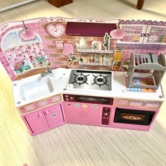 リカちゃん&バービーちゃん キッチン 冷蔵庫 ドレッサー ペット