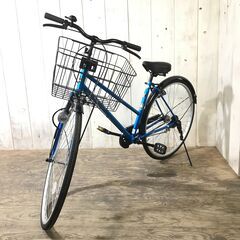 asahi affiche 自転車 27インチ 変速なし ブルー...