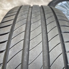 H430-1)215/60R17+エクストレイル オーテック17インチアルミ中古4本セット！6.5J-17+45