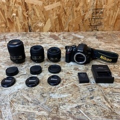(6258) Nikon D3200 一眼レフカメラ レンズ3本...