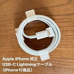 純正　USB-C - Lightningケーブル