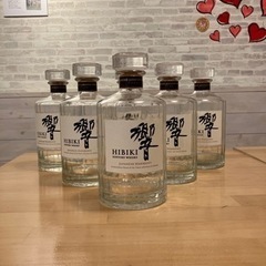 【響6本セット】空き瓶 ディスプレイ オブジェ 響ウイスキー 瓶...