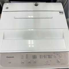 家電 生活家電 洗濯機 Panasonic 6.0kg 店頭20,000円