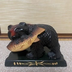 北海道　木彫りの熊　置物