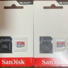 新品microSDカード(SDカードアダプター付き) 128GB 2個
