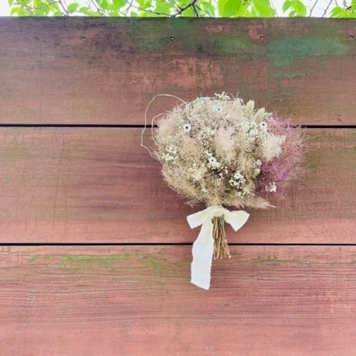 こんな風にも飾れるよ　フライングリース　ブーケ こんな風にも飾れるよ フライングリース ブーケ