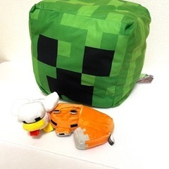 マインクラフトマイクラ  クリーパー キツネ ニワトリ　タグ付き...