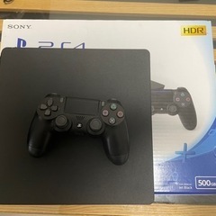 PS4本体＋ワイヤレスコントローラ　箱付き