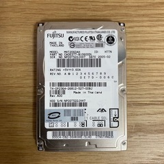 【HDD】FUJITSU製 2.5inch 60GB IDE