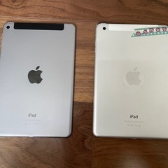 iPad mini 2台セット(1台使用可能ジャンク)