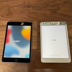 iPad mini 2台セット(1台使用可能ジャンク)