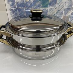 Tupperware Rainbow Cooker 両手鍋 Tupperware (タッパーウェア) 19cm両手鍋 RAINBOW COOKER｜トレファク