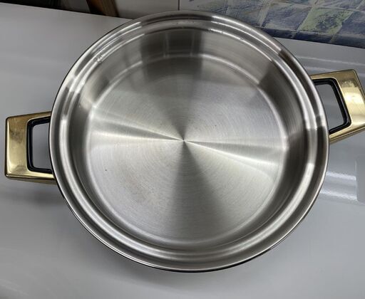 Tupperware Rainbow Cooker 両手鍋＋蒸し器 直径約30cm ステンレス